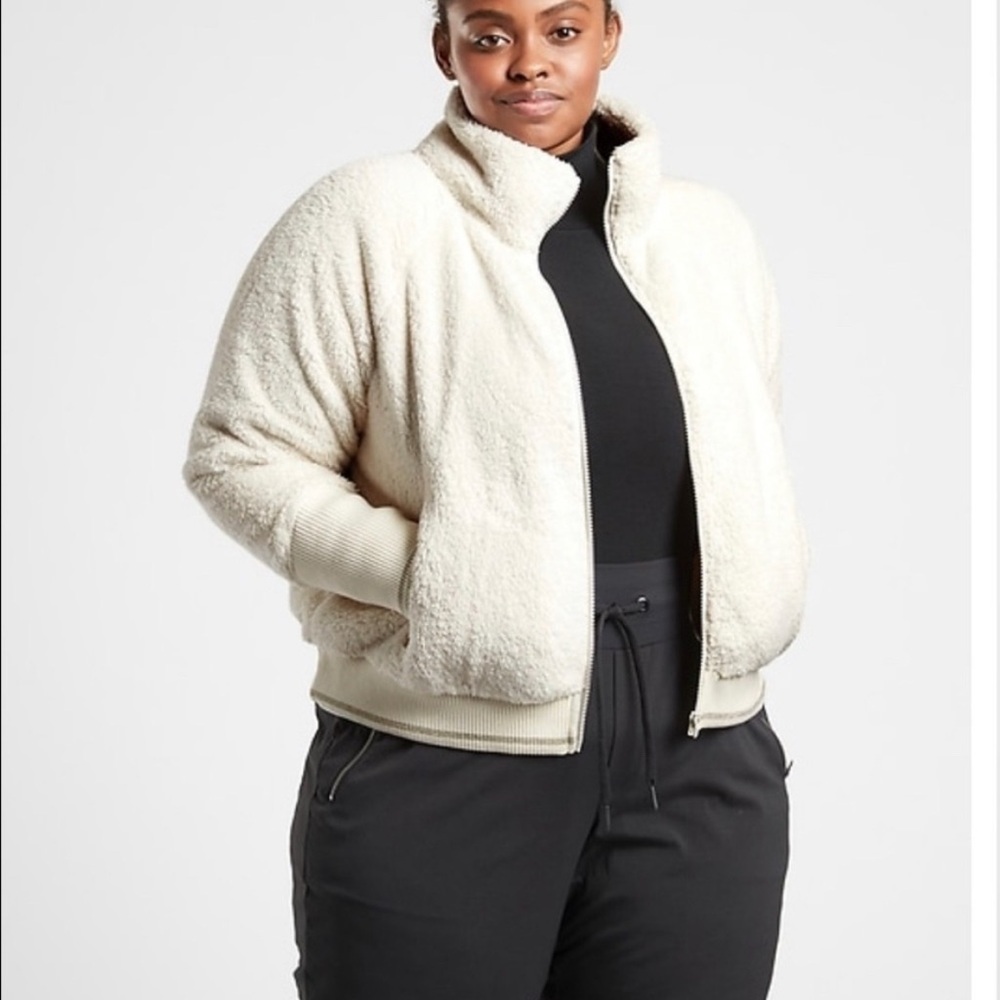Athleta Tugga Sherpa Jacket 1x